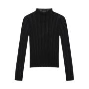 Anine Bing Amy Top - Stilfull och Trendig Black, Dam