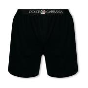 Dolce & Gabbana Boxershorts med logotyp Black, Herr