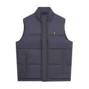 Lyle & Scott Vadderad Gilet Jacka Gray, Herr