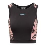 Versace Top Sport-BH Black, Dam