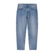 Carhartt Wip Ljusblå Loose-Fit Jeans Blue, Herr