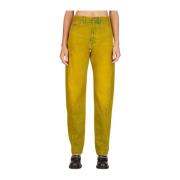 Martine Rose Tvättade Twist Seam Jeans Yellow, Dam