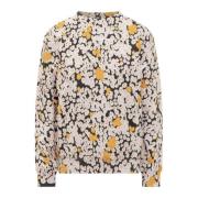 Lanvin Tryckt Sweatshirt Multicolor, Dam