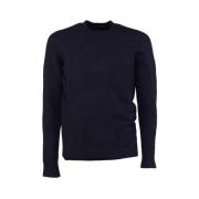 Roberto Collina Round-neck Knitwear Blue, Herr