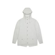 Rains Modernt Unisex Vattentät Jacka White, Herr