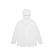 Rains Modern Unisex Vattentät Jacka White, Dam