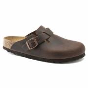 Birkenstock Boston Oiled Leather Brown, Dam