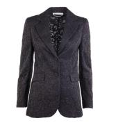 Ermanno Scervino Svart Spetsblazer Black, Dam