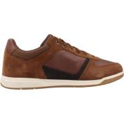 Geox Stiliga Herrsneakers Brown, Herr