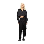 Vespucci by VSP Wide Trousers Black, Dam