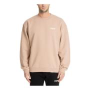 Represent Mönstrad Logo Sweatshirt Brown, Herr