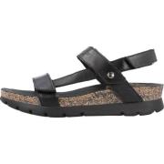 Panama Jack Elegant Platta Sandaler Black, Dam