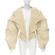 Issey Miyake Pre-owned Pre-owned Tyg ytterklder Beige, Dam