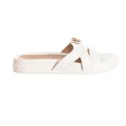 Liu Jo Slipper-stil Sandaler med Originalt Design och Glittrande White...