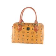 MCM Pre-owned Pre-owned Läder resvskor Yellow, Unisex