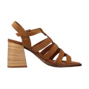 Mtng High Heel Sandals Brown, Dam