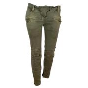 Balmain Pre-owned Pre-owned Tyg nederdelar Green, Dam