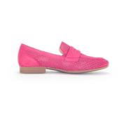 Gabor Bekväm mocka damloafer Pink, Dam