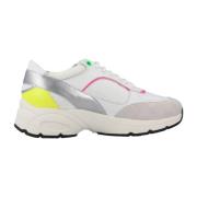 Geox Stiliga Avslappnade Sneakers för Kvinnor White, Dam