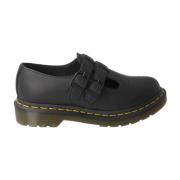 Dr. Martens Svart läder Mary Jane sko med luftkudde sula Black, Dam