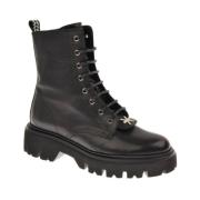 John Richmond Lace-up Boots Black, Dam