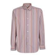 PS By Paul Smith Randig tryckskjorta Pink, Herr