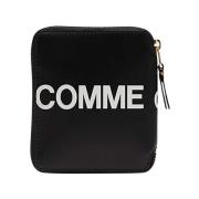 Comme des Garçons Stor Logo Plånbok Sa2100Hl Svart Black, Unisex