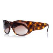 Chanel Vintage Pre-owned Plast solglasgon Brown, Dam