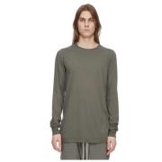 Rick Owens Semi-transparent långärmad sweatshirt Green, Dam