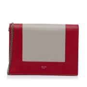 Celine Vintage Pre-owned Laeder crossbodyvskor Red, Dam