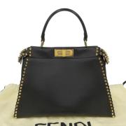 Fendi Vintage Pre-owned Leather fendi-bags Black, Dam