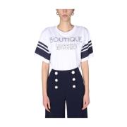 Boutique Moschino Ailor humör t-skjorta White, Dam