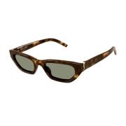 Saint Laurent MonogramLarge Solglasögon Brown, Dam