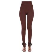 Andrea Adamo Leggings Beige, Dam