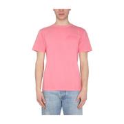 Autry 34unburnt Logo T-shirt Pink, Dam