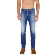 Dsquared2 Klassiska Blå Straight Jeans Blue, Herr