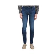 Guess Slim-Fit Stiliga Jeans Uppgradering Blue, Herr