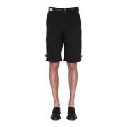 Alexander McQueen Regular FIT Bermuda Black, Herr