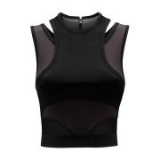 Alexander McQueen Ärmlös Top Black, Dam