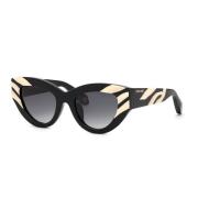 Roberto Cavalli Cat-Eye Solglasögon Black, Dam