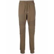 Balmain Slim-fit Track Pants med Dragsko Green, Herr