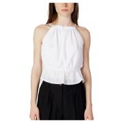 Pepe Jeans Sleeveless Tops White, Dam