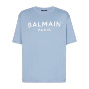 Balmain Paris T-shirt Blue, Herr