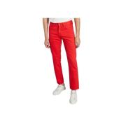 M.C.Overalls Straight Jeans Red, Herr