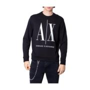 Armani Exchange Herr Svart Sweatshirt Black, Herr