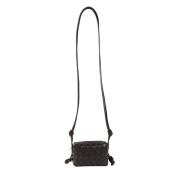 Bottega Veneta Mini Intrecciato Axelväska Black, Dam