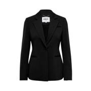 Only Elegant Peach Blazer för Kvinnor Black, Dam