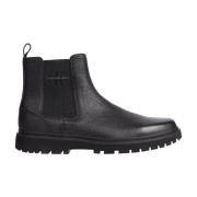 Calvin Klein Jeans Svart Chelsea Boot för Män Black, Herr