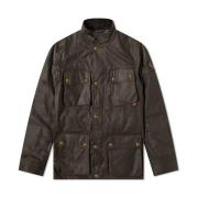 Belstaff Fieldmaster Jacka Vaxad Bomull Faded Olive Green, Herr