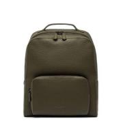 Gianni Chiarini Minimalistisk Läder Ryggsäck Green, Herr